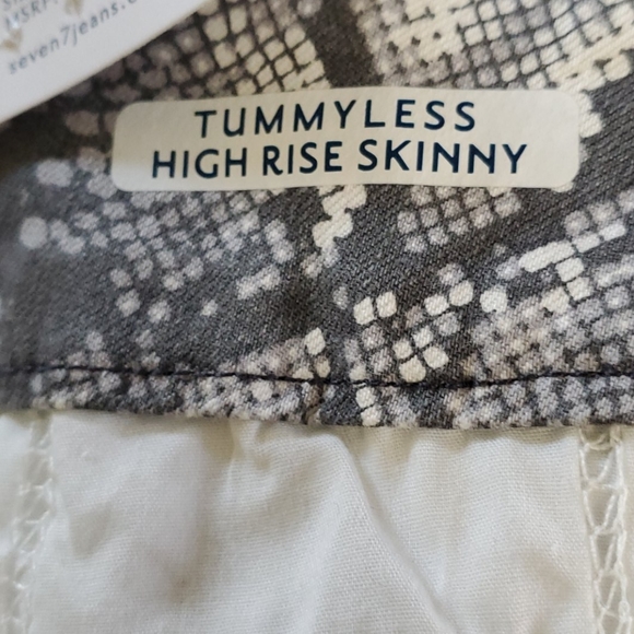 Seven7, python print hight waist jeans - Picture 7 of 9